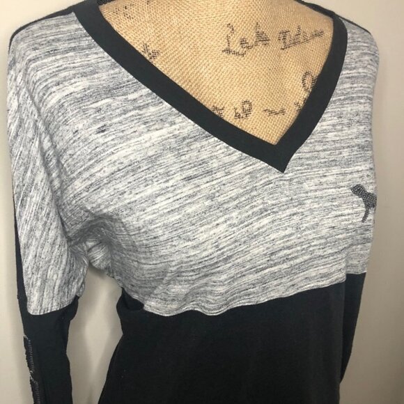 PINK sequins long sleeve top - Picture 3 of 7